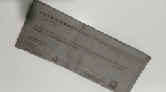 Kraft paper sock packaging envelope printing