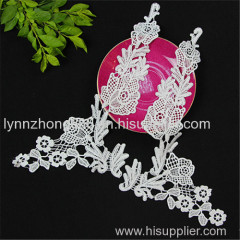 bridal embroidered bridal collar lace applique