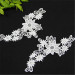 beautiful design polyester embroidered collar lace applique