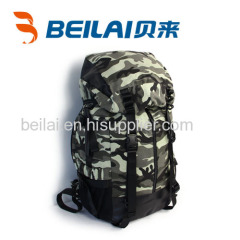 High-capacity camo canvas backpack cool designed large travel bag