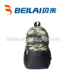 High-capacity camo canvas backpack cool designed large travel bag