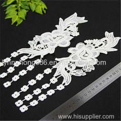 machine made ladies dress pattern design lace collars