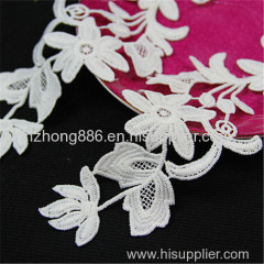 lace fabric polyester embroidery design collar