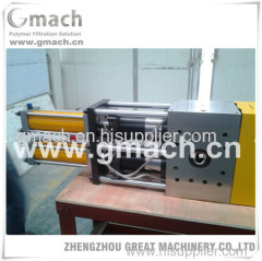 plastic recycling extruder Double pillar type double working station screen changer