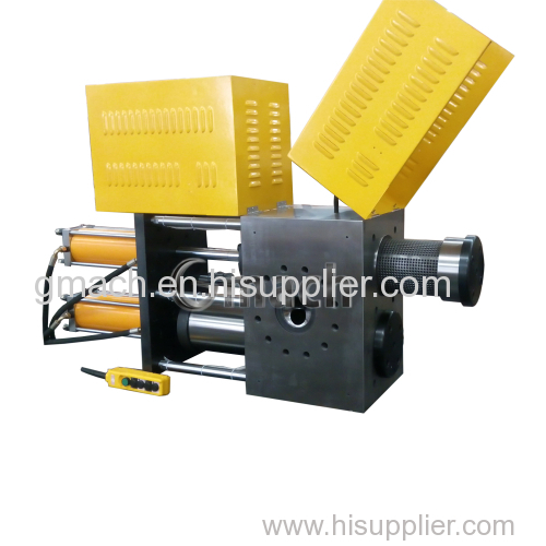 plastic recycling extruder Double piston large capacity type screen changer