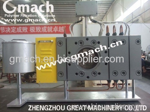 plastic recycling extruder pelletizer filter without wire mesh