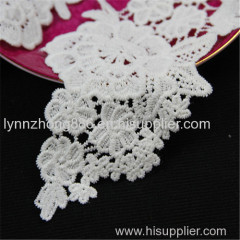 embroidery designs flower trim neck lace collar for women