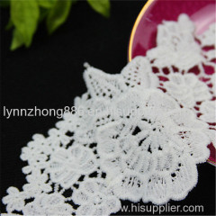 embroidery designs flower trim neck lace collar for women