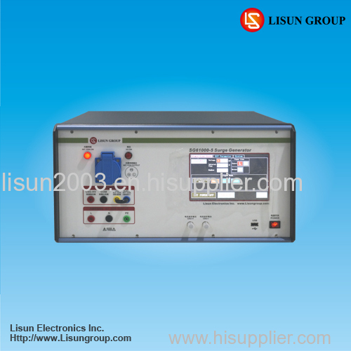 Automatic lighting surge generator Performance fully meets the IEC 61000-4-5 Standard