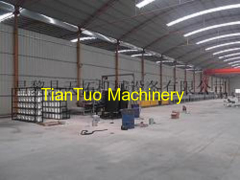 FRP lighting sheet production line