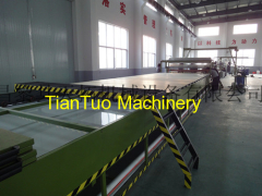 FRP gel coat flat sheet production line