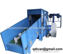 Automatic fiber carding and fibre filling machine