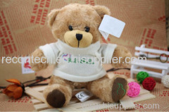 Custom voice recorder teddy bear for kid lovely plush toy