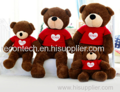 Custom voice recorder teddy bear for kid lovely plush toy