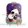 Hard Shell wheeled Kids Trolley Case with Panda Printing Wear Resistant Handle