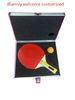 Foam Internal Alu Portable Table Tennis Racket Case for Sports Tool Storage