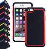 Apple Iphone 6 plus 5.5 inch silicone cell phone covers with Hard plastic case
