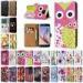 Printed Flip Folio PU Leather Smartphone Protective Case Wallet For Samsung Galaxy S6