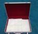 Aluminum Portable CD Storage Boxes with Velvet Lining Electroplate Iron Key Lock