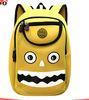 Yellow Cartoon Soft Back Kids School Backpacks for School / Traveling