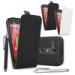 Motorola Moto G Real Genuine Leather flip Phone cases Covers black and white