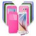 Windows S - view Battery flip cell phone cases For Samsung Galaxy S6 G9200