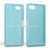 Blue Pink Brown PU Leather sony xperia z phone cover accessories with Stand Function