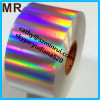 Minrui supply the largest huge roll length 2000M self adhesive type plain hologram destructible security label paper