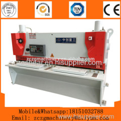 6*3200mm hydraulic steel shearing machine steel cutter plate aluminum steel shears in stock