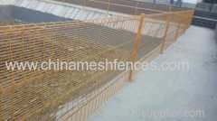 Haotian high qualty top rolled welded mesh fence factory