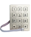 Door opener vandalproof ip65 stainless steel keyboard 12 key keypad