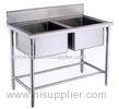 OEM Deep Double sink stainless steel wash basin for kitchen