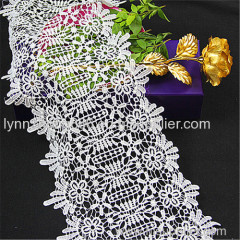 italian white embroidery lace trim fabric