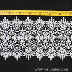 italian white embroidery lace trim fabric