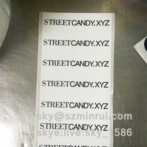 Custom Tamper Evident Destructible Strip Seal Labels/Brittle Eggshell Security Seal Stickers