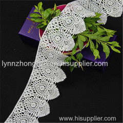 2015 wedding bridal white polyester lace trim