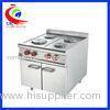 900 series Cooking Equipment Stainless Steel Industrial 4 Burner Electric Cooker with Cabinet