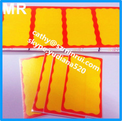 Factory wholesale wave border blank sheet brittle eggshell sticker papers