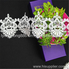 wholesale polyester embroidery lace trim for dress