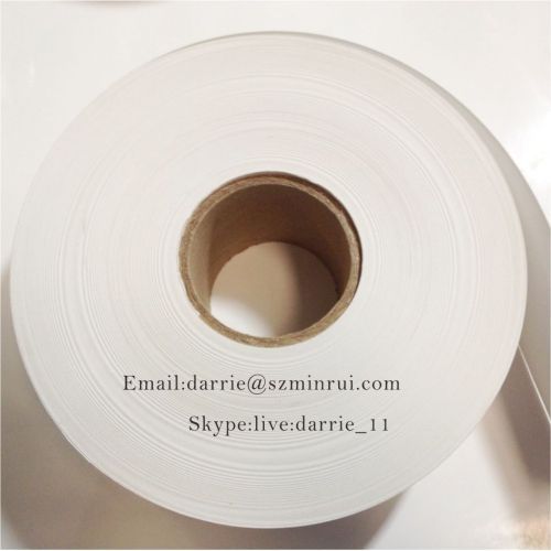 China top adhesive vinyl manufacturer Minrui supply premium quality thin 40-50 micron destructible vinyl label material