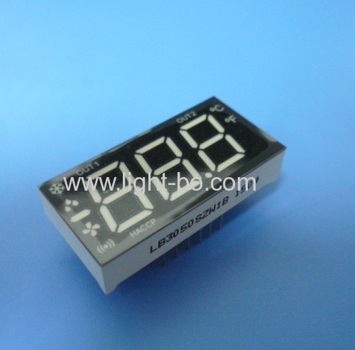 display led ultra bianco 3 1/2 digit 7 segmenti personalizzato per quadro strumenti