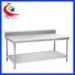 Rolling Stainless Steel Work Table / commercial kitchen prep tables