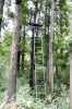 Outdoor Two men ladder stand