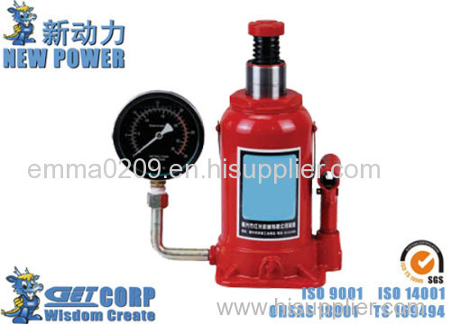 10T-20T Vertical Hydraulic Jack MH Pressure Gauge Jack Oil Pressure Jack