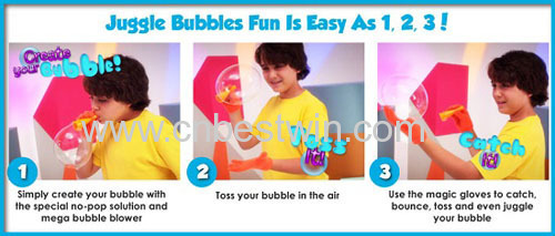 Magic Bouncing Bubble Activity Kit With Glove As Seen On TV