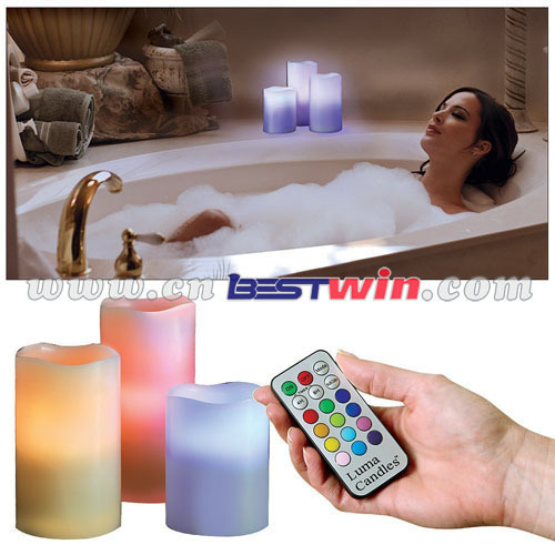 Luma Candles Real Wax Flameless Candles with Remote Control Timer As Seen On TV