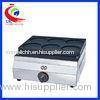 Stainless steel Snack Making Machine GAS hamburger furnace grill with 6 burners