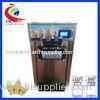 3 Color 2+1 Mixed Flavours Soft Commercial Ice Cream Machine With CE