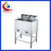 Industrial free standing big capacity Electric Deep Fryer stainless steel