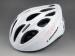 Solid White Bmx Adult Bicycle Helmet Mens Abs Shell 18 Aerodynamic Vent Holes
